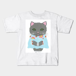 CHIC Cat Painting Kids T-Shirt